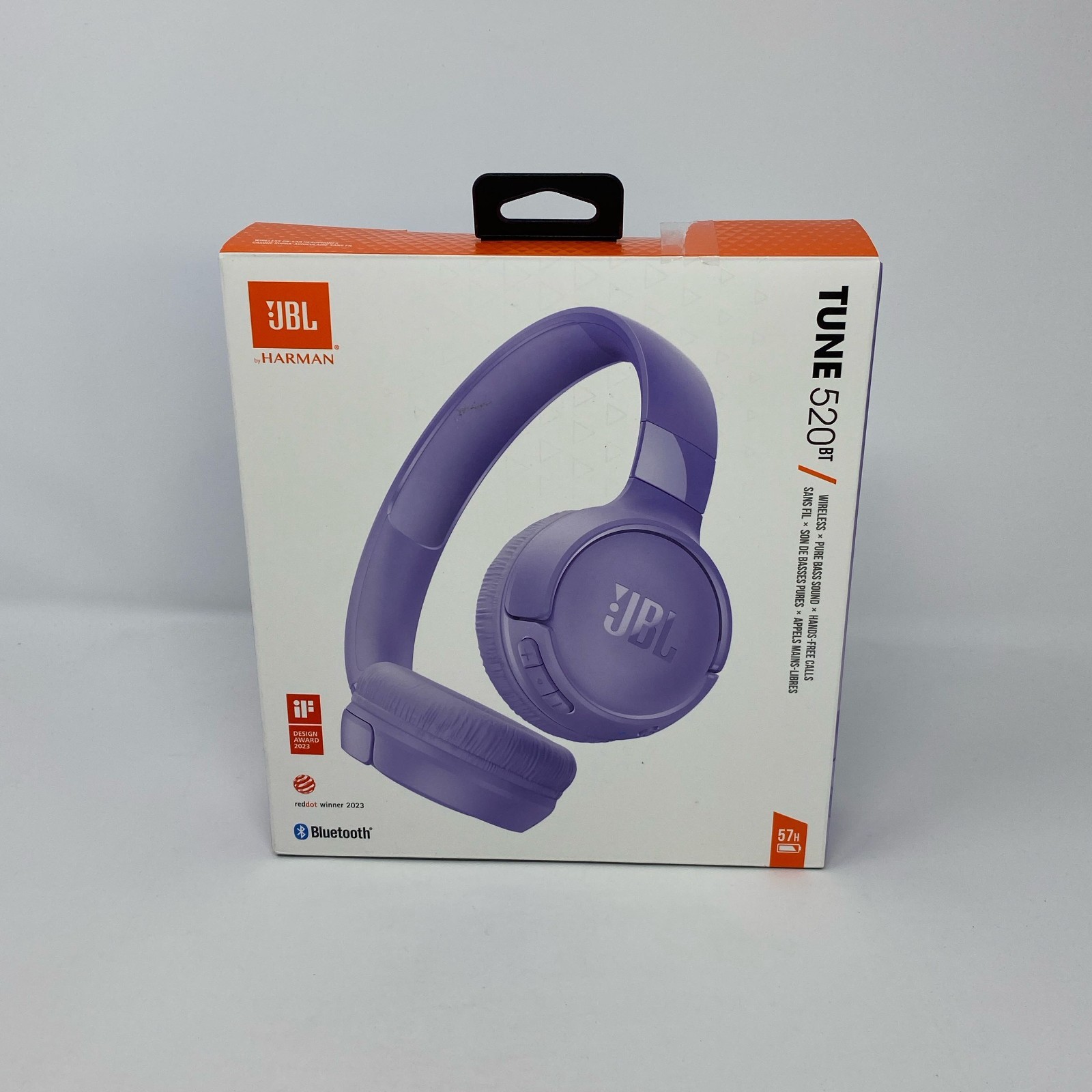 JBL Tune 520BT Wireless On-Ear Headphones - Purple