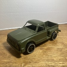 Vintage #379 Stepside Toy Truck by Gaytoy Company Made In USA (rare army green)