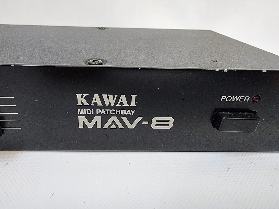 KAWAI MAV-8 MIDI Patchbay 8 outputs 4 inputs Splitter Rack sound module - Image 2 of 3