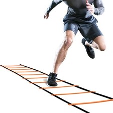 GHB Pro Agility Ladder Training Speed 12 Rung 1 PACK, Orange