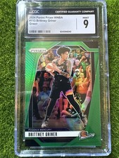 2024 Panini Prizm WNBA: Brittney Griner #113 Green Prizm - CGC 9
