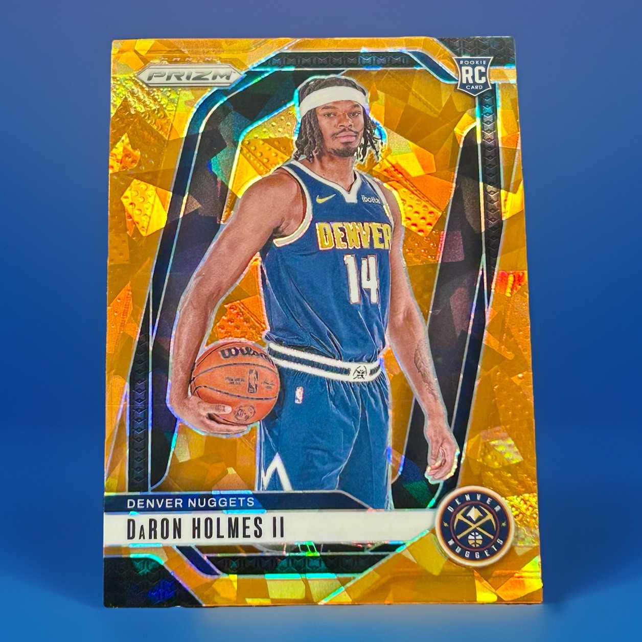 DaRon Holmes II Rookie Card Orange Ice Prizm 2024-25 Panini Prizm #235