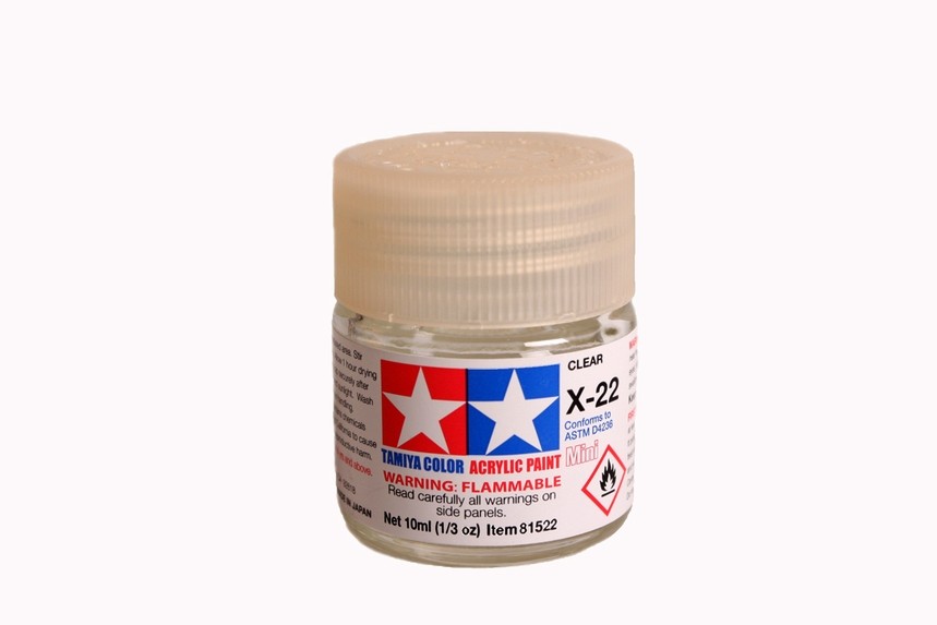 Tamiya X-22 Clear Acrylic Paint 10ml
