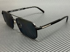 PRADA PR A57S 1AB5Z1 Black Grey Polarized Men's 61 mm Sunglasses