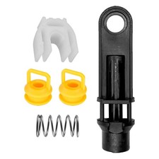 QKYS 5PCS Transmission Shifter Linkage Cable Bushing Repair Kit, 5PCS, black