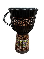 Djembe Standard linecarv, 20" tall, 10" head, NK047