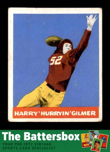 Harry Gilmer #18 1948 Leaf card