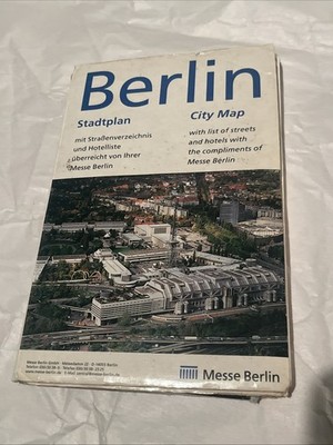Stadtplan Berlin City Map Atlas der Messe Berlin Jahr 2000