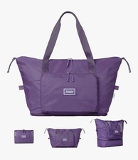 The Foldie® 4.0 Travel Duffle - Water Resistant - Expandable Bottom - Purple