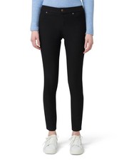 HUE Women's Ultra Soft Fleece Lined Denim Leggings Black Large