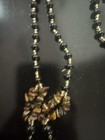 Black Onyx Beads With Tigers Eye Necklace — photo 6