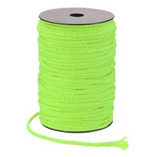 Macrame Cord 5mm x 295 ft Handmade Natural Cotton Rope, 8 Strand, Green