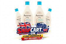 AVEENO Baby Daily Care Gentle Bath & Wash (4 x 400ml) - Tear-Free, Sensitive Ski