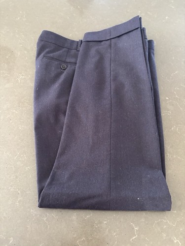 Classic Jigsaw Wool Trousers Size 10 - Dark Purple - Picture 4 of 5