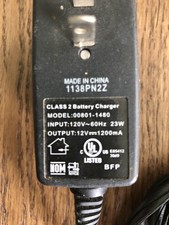 Power Wheels 12V Battery Charger Cord, 00801-1480, Fisher Price