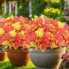 24 Pcs Artificial Flowers Outdoor Decoration, UV Resistant Silk Fall Faux Flo...