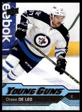 2016-17 Upper Deck Young Guns Chase De Leo Rookie Winnipeg Jets #485