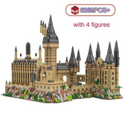 Magic Castle MOC Bausteine Leuchtendes Schloss Modell Geschenk