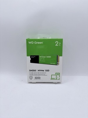 WD Green SN350 2TB NVMe SSD M.2 2280 PCIe Gen3 Solid State Drive New Sealed