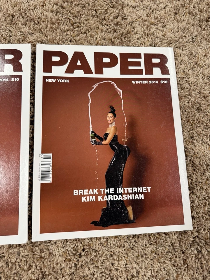 KIM KARDASHIAN PAPER MAGAZINE - BREAK THE INTERNET - FIVE (5) COPIES - Image 3 of 4