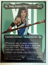 Magic the Gathering: Fang, Fearless l'Cie (Borderless) Final Fantasy Foil NM
