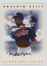 1996 Leaf Signature Series Auto Bronze Roberto Kelly Auto 3bh