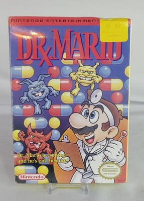 Dr. Mario Nintendo Entertainment System NES Factory SEALED NEW CIB Complete