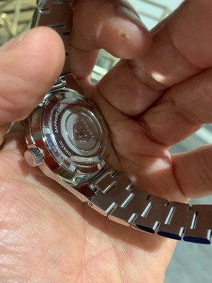 Nivada Grenchen Antarctic F77 Tiger Eye Automatic Stainless Steel
