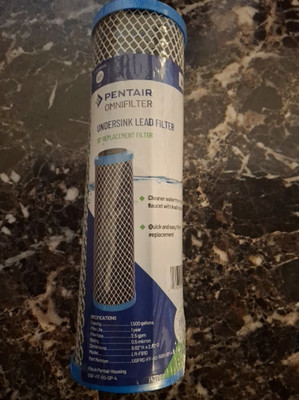 OmniFilter Undersink 10 in. Lead Replacement Water Filter Cartridge