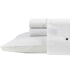 Nautica - Percale Collection - Bed Sheet Set - 100 Cotton, Crisp Cool,