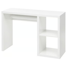 IKEA KALLAX Desk White 111x39 Study Table Workstation Home Office Desk New