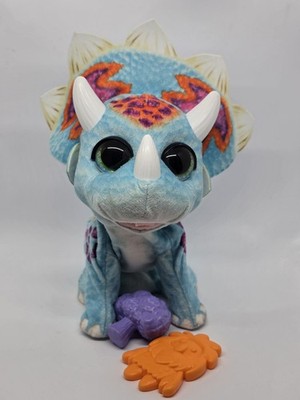 Hasbro FurReal Friends Dinosaurier Triceratops Dino Hoppin Topper | Mit Zubehör