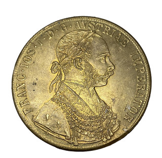 4 Dukaten Österreich 1874 soll kein Gold sein
