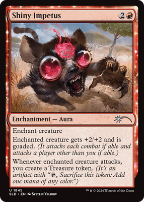Shiny Impetus #1845 | NM Near Mint | SLD Secret Lair Drop Magic MTG