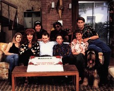 Married With Children Cast Photo – 100th Episode Cake – TV Promo Color 8x10 RARE