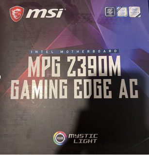 MSI MPG Z390M GAMING EDGE AC LGA 1151 Intel Z390 Micro ATX Motherboard