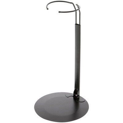 Plymor DSP-90B Black Adjustable Doll Stand, fits 15-21 inch Dolls