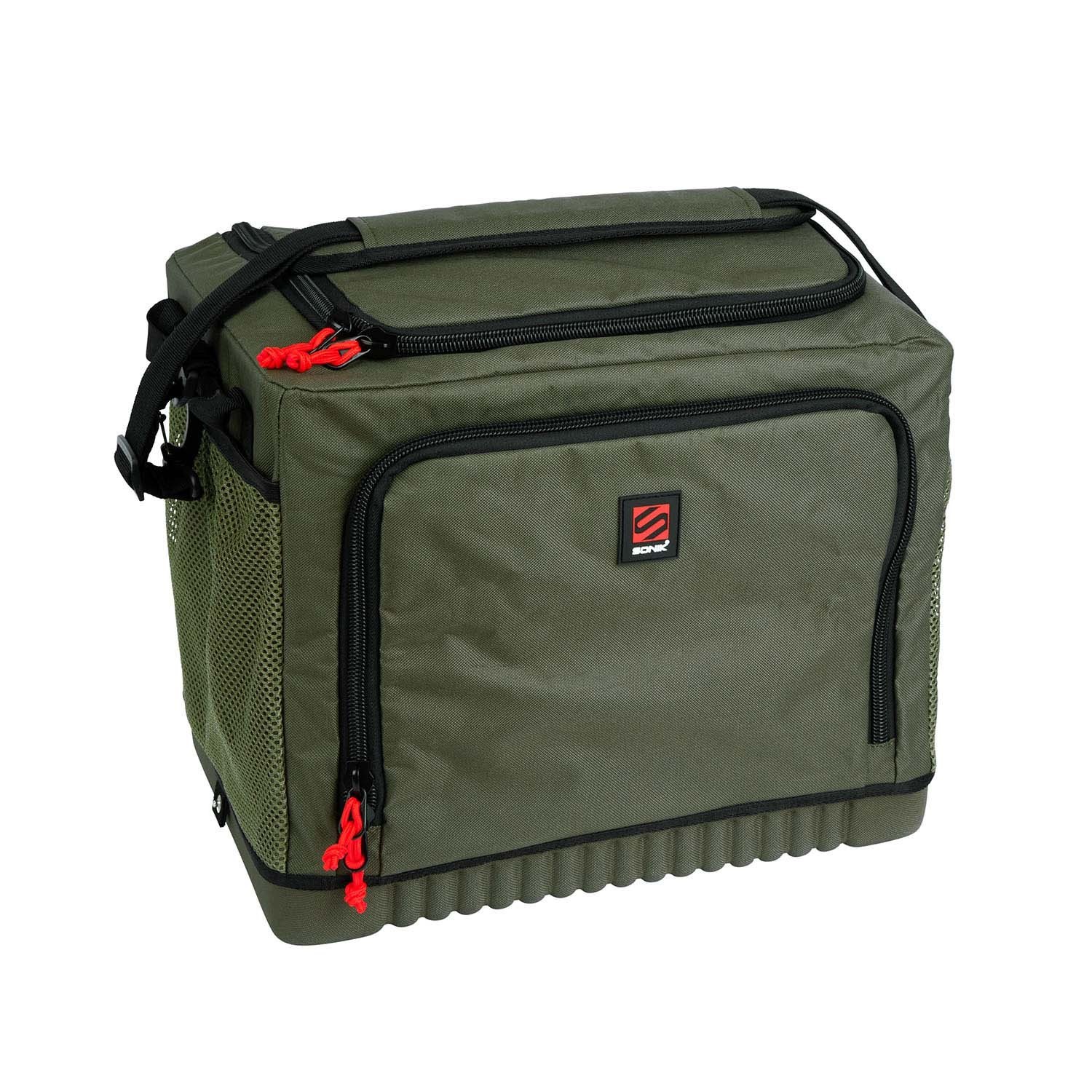Sonik Storz 36L Carp Fishing Green Tackle carryall steel frame light-collapsible