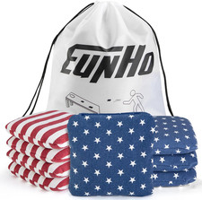 Cornhole Bags Set of 8 Regulation Size Weight Corn Hole Bean Bags Official Pro