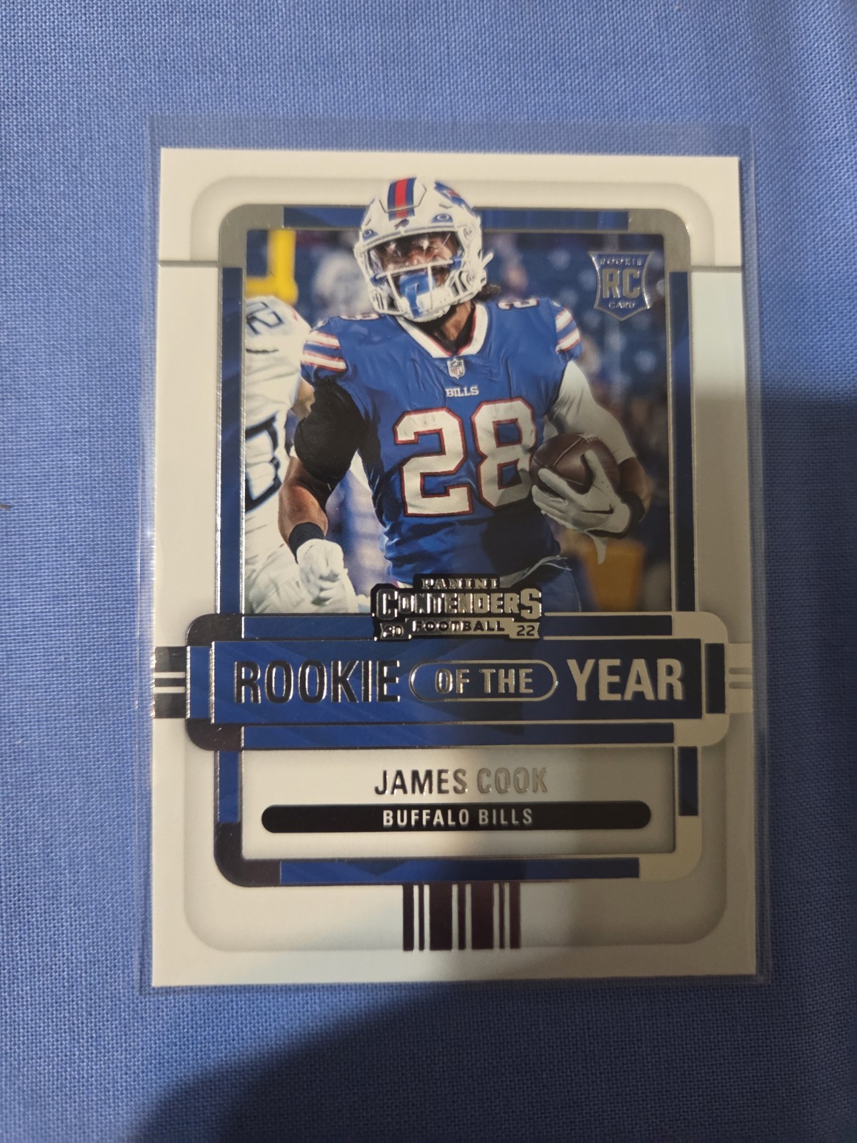 2022 Panini Contenders - Rookie of the Year Contenders James Cook #ROY-JCO (RC)