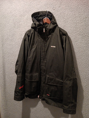 Foursquare Snowboard Jacket Mens Sz M Black/Tan 10k PLS READ!