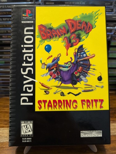 BrainDead 13 (Sony PlayStation 1 PSX PS1) CIB/Complete W Reg - Tested Long Box