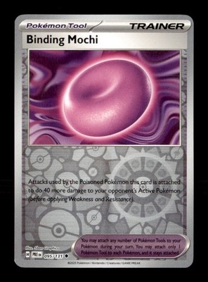 Pokémon TCG SV: Prismatic Evolution Binding Mochi Uncommon Reverse Holo
