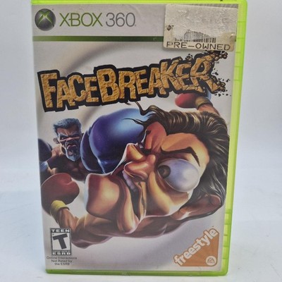FaceBreaker Microsoft Xbox 360 Complete In Box CIB (GO1069266)