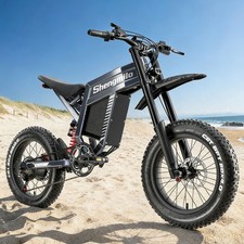NEW ELECTRIC BIKE ADULTS 1500W 40MPH 60V 30AH 20" FAT TIRE MOUNTAIN EBIKE US