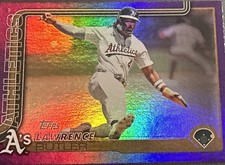 2025 Topps Series 1 - Lawrence Butler #222 Purple Holofoil /250