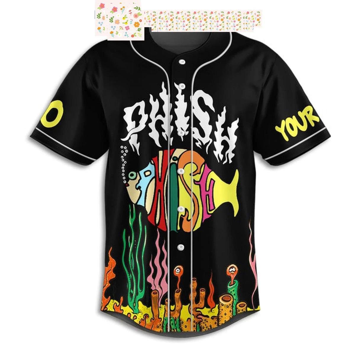 Phish Summer Tour 2024 Personalized Baseball Jersey