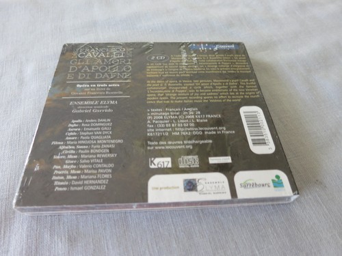 Ensemble Elyma Garrido Cavalli: Gil Amori D'Apollo E Di Dafne 2-Disc CD, New - Afbeelding 5 van 7