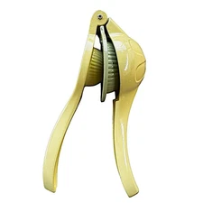 CRATE & BARREL Air Handheld Metal Dual Citrus Juicer Squeezer 2-in-1 Heavy Duty