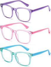 Blue Light Glasses for Kids anti Glare UV Filter